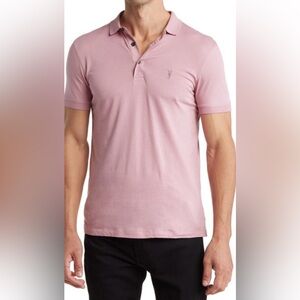 BRAND NEW PINK ALL SAINTS VIDAL POLO